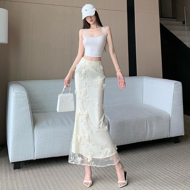 Đầm đuôi cá màu mơ thanh lịch cho phụ nữ, phong cách trưởng thành, mùa xuân hè mới, kiểu Pháp ôm sát - Ảnh 2